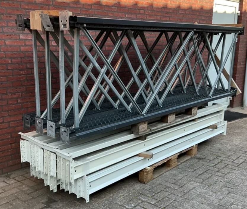 Palletstelling 3 m hoog 0,95m diep (goede staat), Ophalen of Verzenden