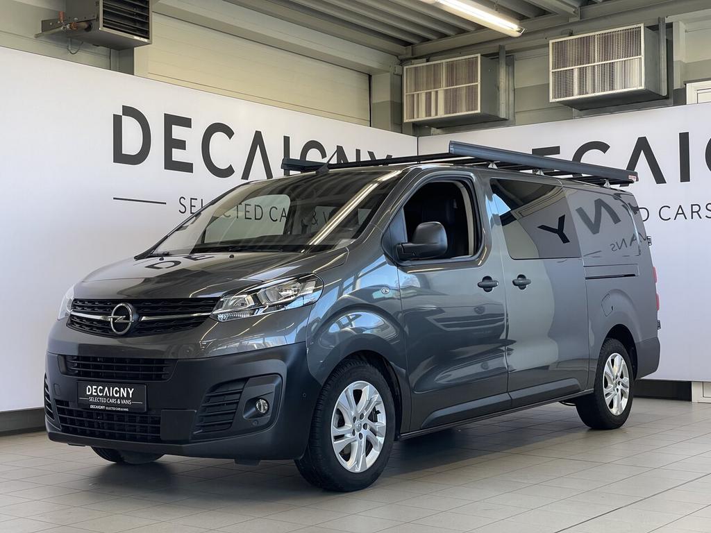 Opel Vivaro Dub Cab 2.0D 144PK *Dakdrager*Vloer&Wanden, Autos, Camionnettes & Utilitaires, Entreprise, Caméra 360°, ABS, Régulateur de distance