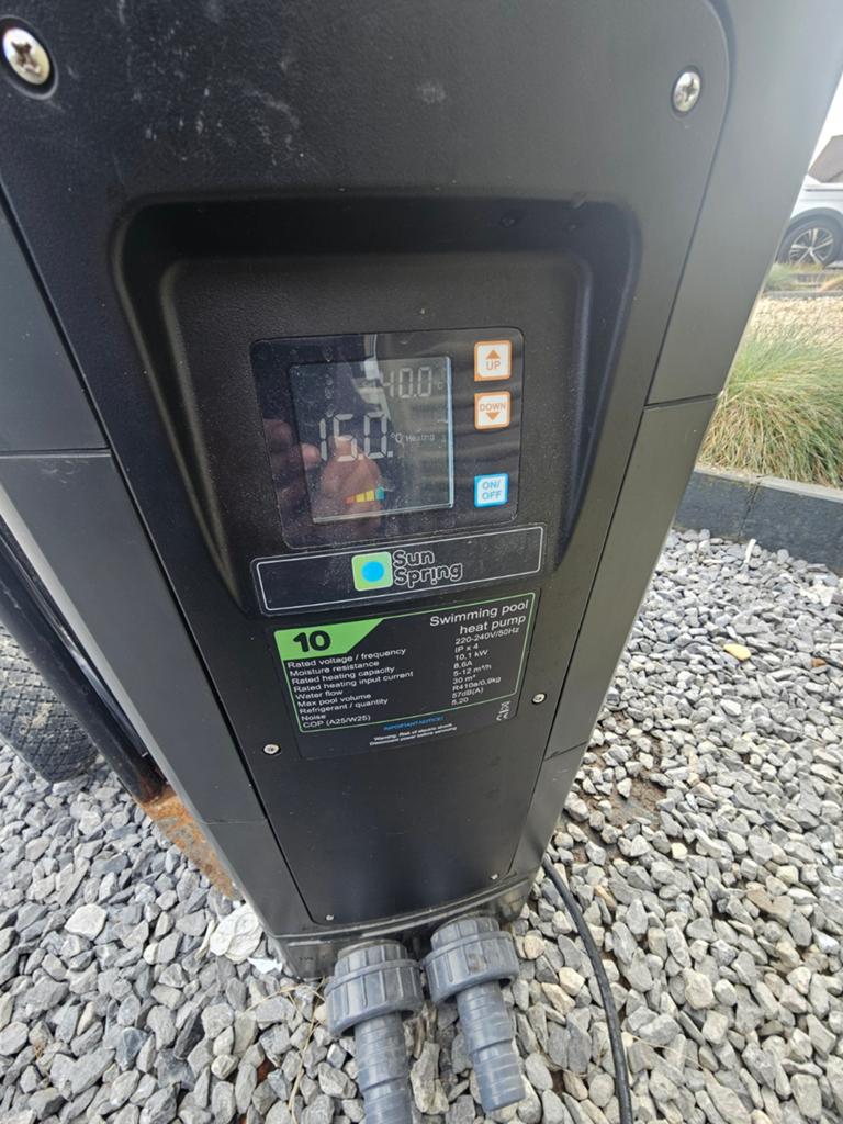 Zwembad warmtepomp 10kw, Ophalen