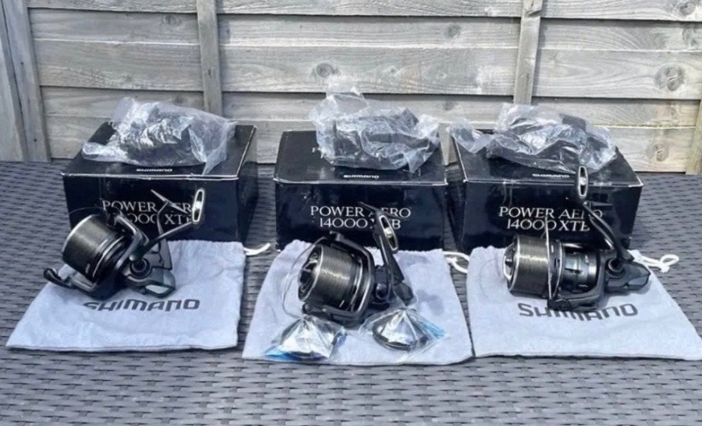 Shimano 14000XTB  3x vissen, Ophalen