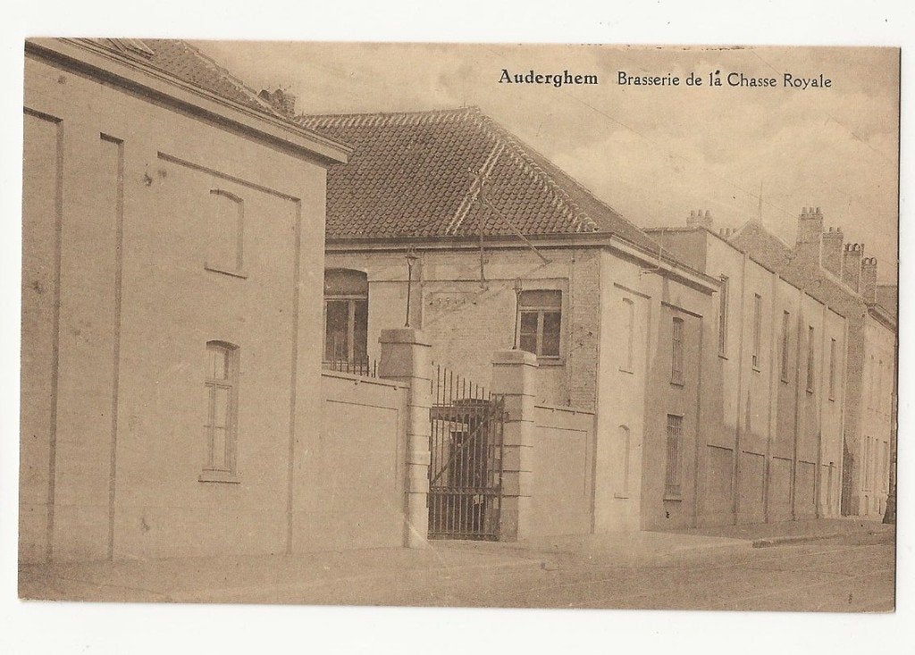 audergem cpa pk brasserie brouwerij chasse royale, Verzamelen, Ophalen of Verzenden, Voor 1920, Ongelopen, Brussel (Gewest)