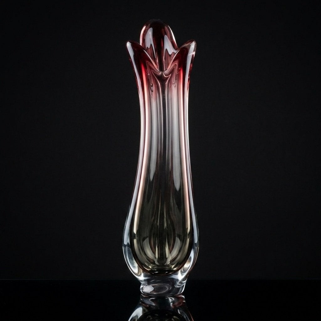 Vase Soliflore Cristal Val Saint Lambert - Studio Cristal, Enlèvement