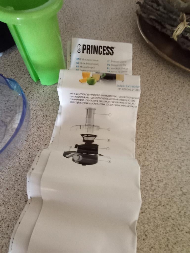 Extracteur de jus. Presse agrumes . Princesse. Comme neuf., Enlèvement ou Envoi, Comme neuf, Électrique, Presse-agrumes
