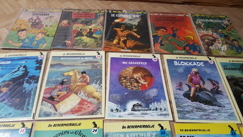 Beverpatroelje, Boeken, Meerdere stripboeken, Verzenden, Zo goed als nieuw
