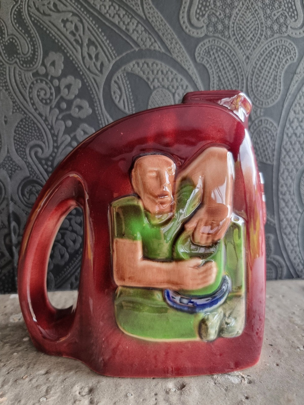 Keramische kruik René Boschman, Enlèvement