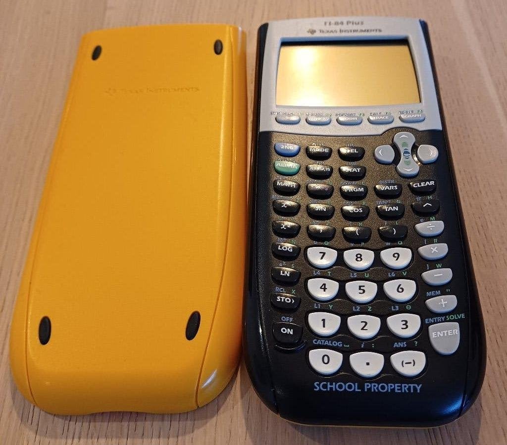 TI84 Plus - Speciale gele editie, Divers, Calculatrices, Enlèvement ou Envoi, Calculatrices graphique, Utilisé