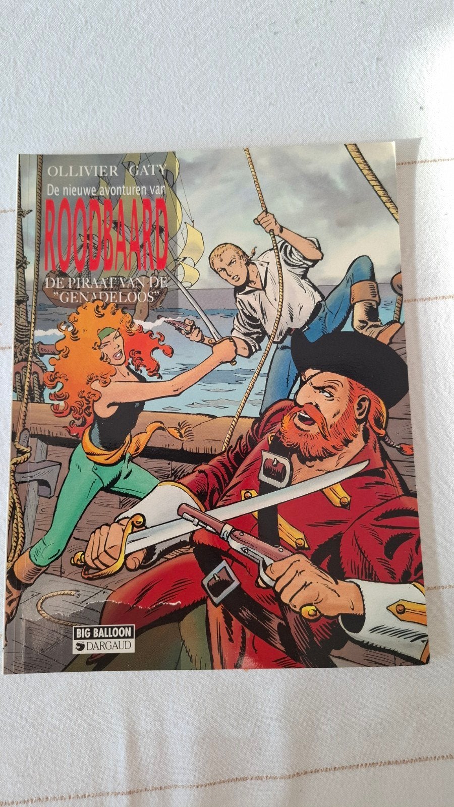 roodbaard  de piraat van de genadeloos, Ophalen of Verzenden