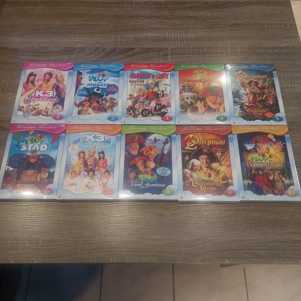 Lot DVD's: STUDIO 100 Filmcollectie (sealed), Hobby en Vrije tijd, Ophalen of Verzenden