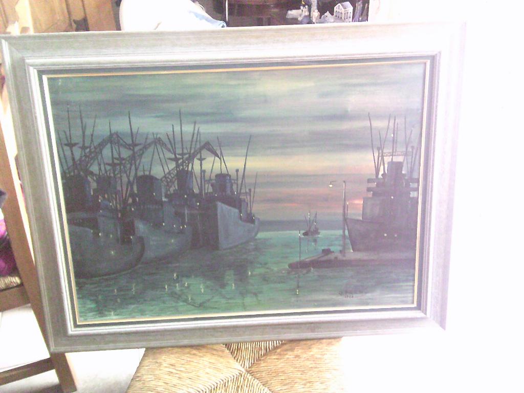 groot schilderij gete J Muls, Ophalen