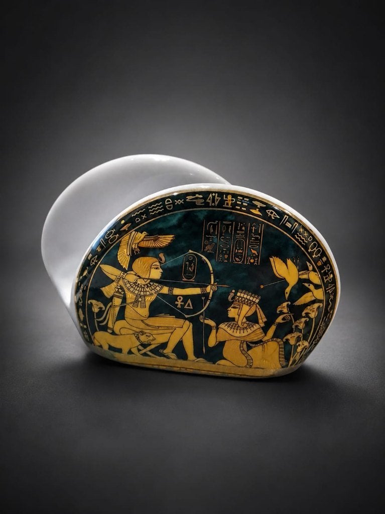 Porte-serviettes de table en porcelaine Fathi Mahmoud., Antiquités & Art, Enlèvement