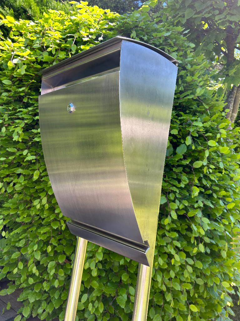Boîte aux lettres inox sur pied, Enlèvement, Neuf, Inox, Sur pied