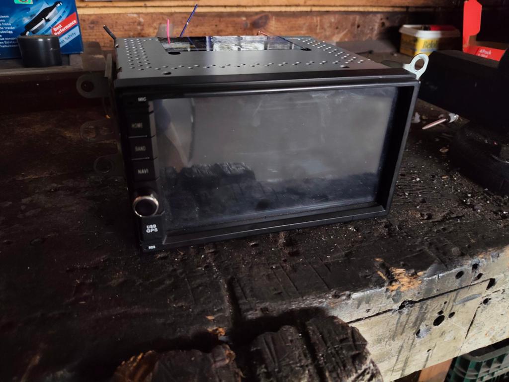 Autoradio touchscreen, Ophalen