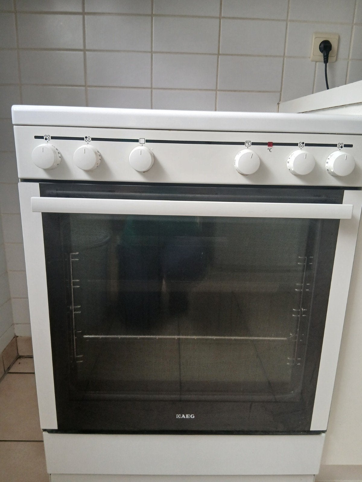 AEG INDUCTIE VUUR MET OVEN, Elektronische apparatuur, Ophalen, Gebruikt, 4 kookzones, Inductie