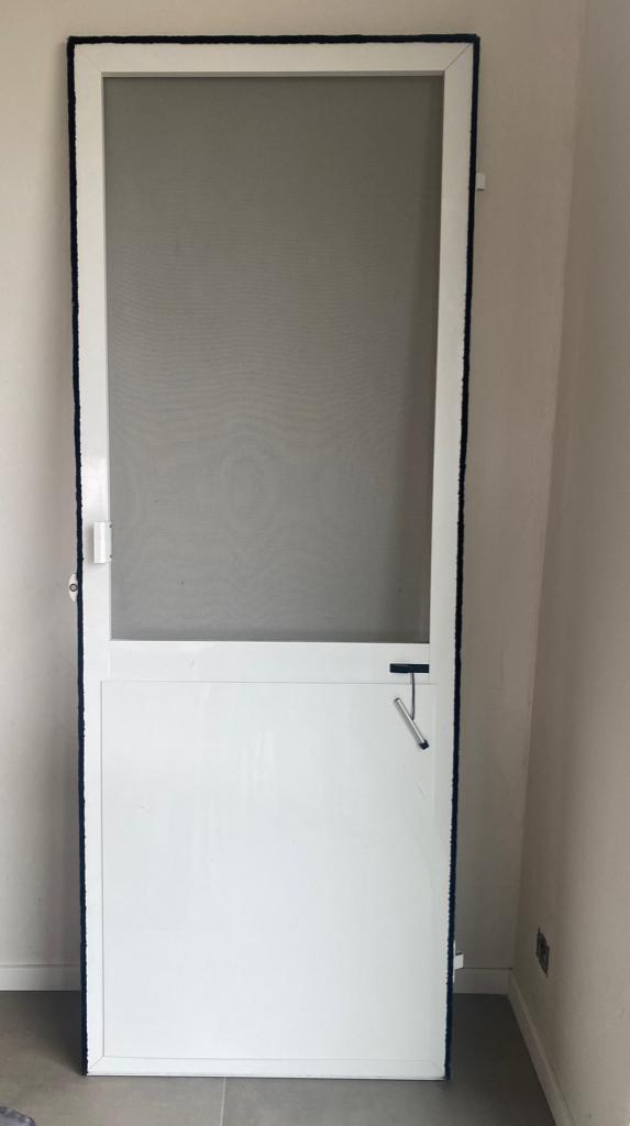 metalen hordeur - vliegendeur, Doe-het-zelf en Bouw, Ophalen, Gebruikt, Minder dan 80 cm, Hordeur