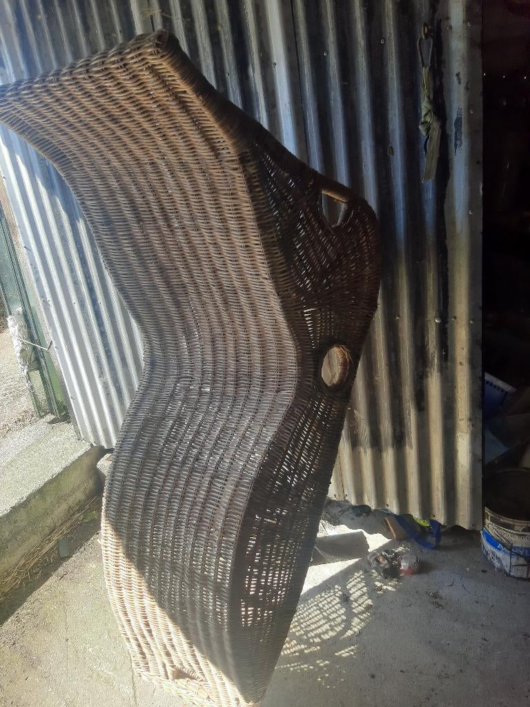 Rieten loungestoel, Tuin en Terras, Ligbedden, Ophalen, Wicker