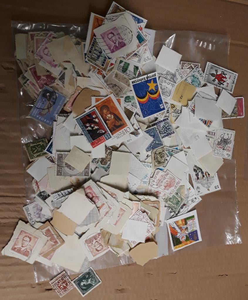 Oude gestempelde Belgische postzegels, Ophalen of Verzenden, Gestempeld, Gestempeld, Met stempel