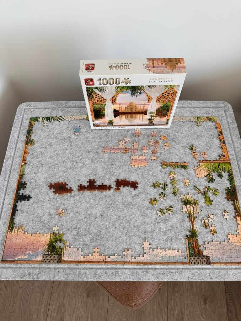 puzzel samen met het tapijt, Ophalen, Zo goed als nieuw