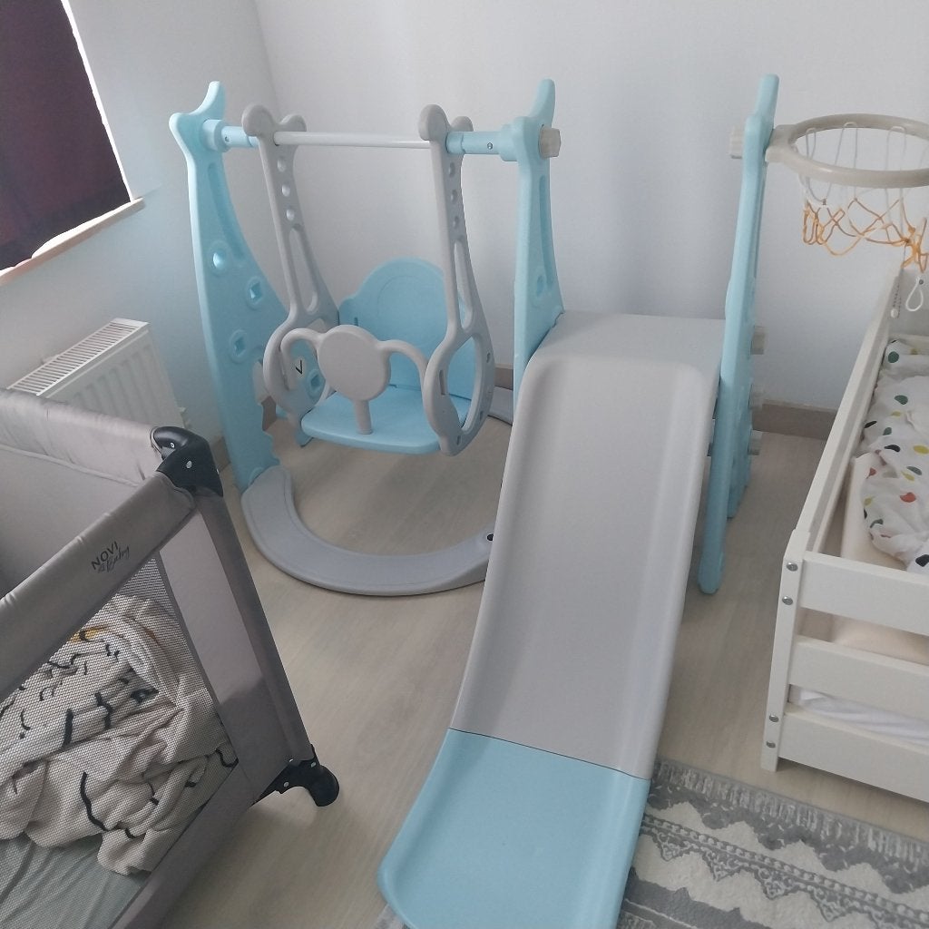 Glijbaan en schommel, Kinderen en Baby's, Speelgoed | Buiten | Speeltoestellen, Ophalen, Zo goed als nieuw, Glijbaan