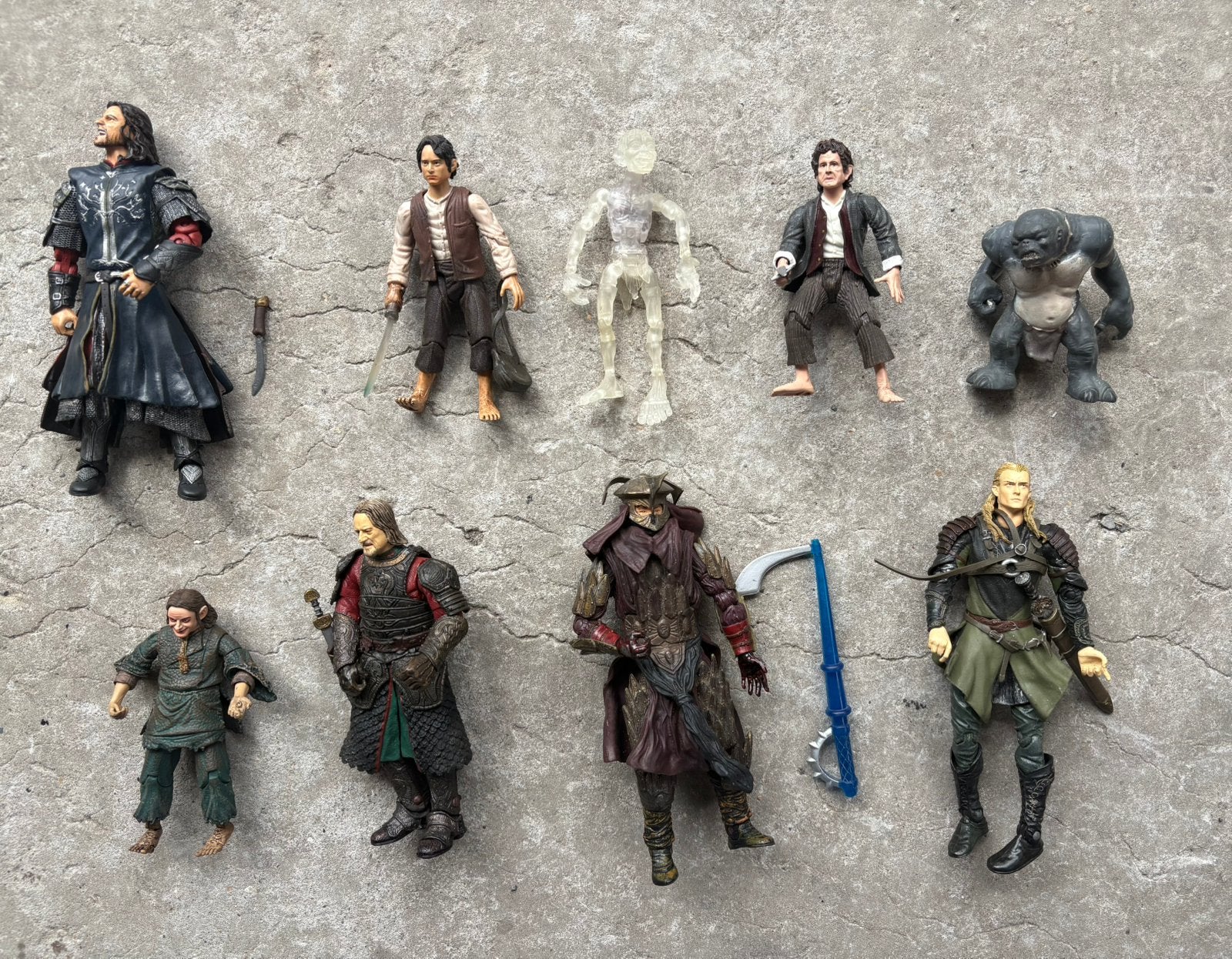 Lord of the rings figuren lot, Verzamelen, Ophalen of Verzenden, Zo goed als nieuw