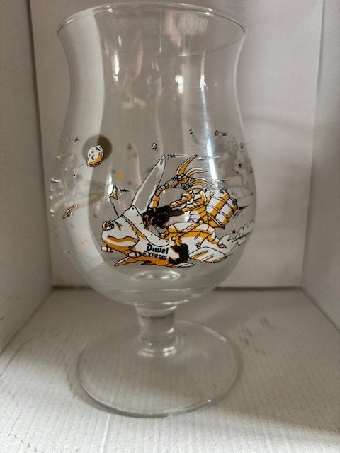 Duvel glas Les Berthom Express te koop, Enlèvement ou Envoi, Neuf, Verre ou Verres, Duvel
