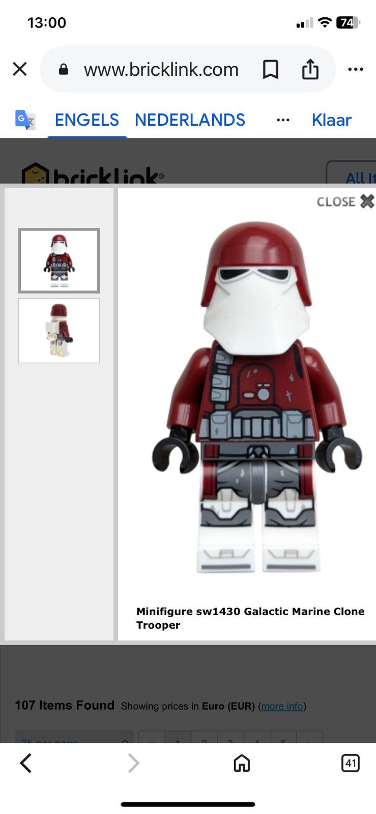 Gezocht 10 stuks, Ophalen of Verzenden, Zo goed als nieuw, Minifiguur, Lego