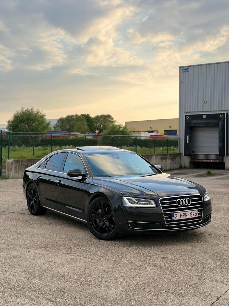Audi A8 2015 Facelift 163 000 km Euro 6, Autos, Cuir, Achat, Noir, 5 portes