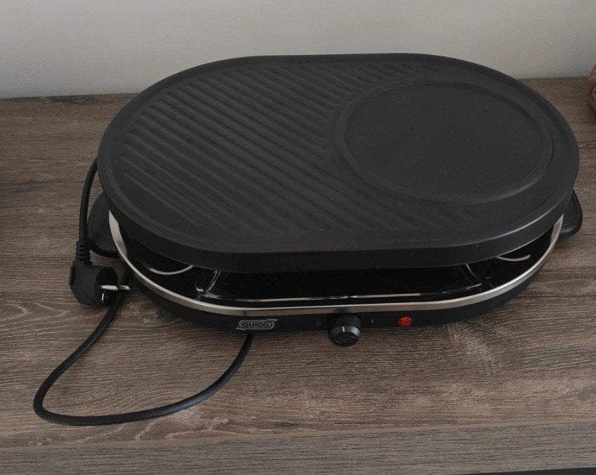 Raclette en grillset, Ophalen, Zo goed als nieuw, 8 personen of meer