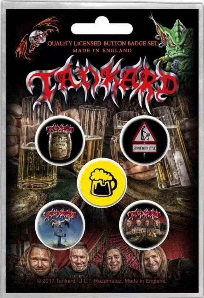 Tankard Button One Foot In The Grave officiële merchandise, Ophalen of Verzenden, Nieuw