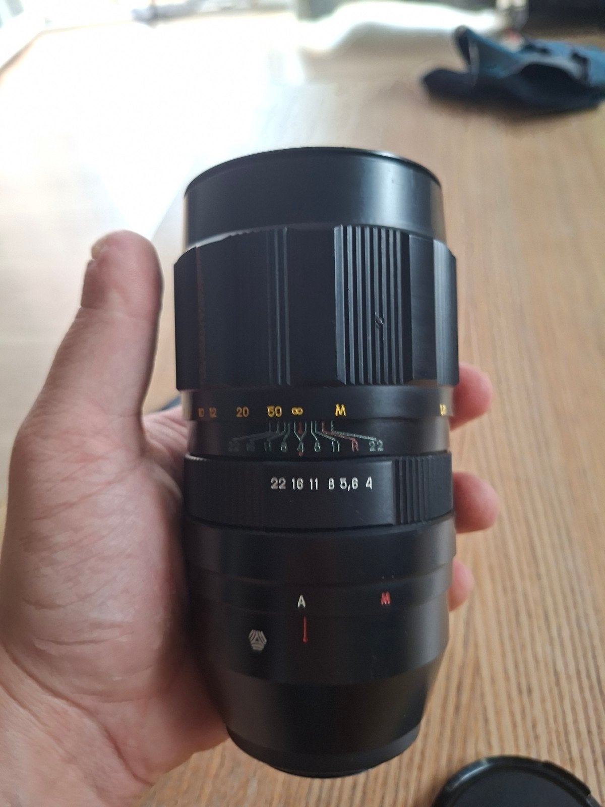 m42 objectif jupiter 21, Enlèvement