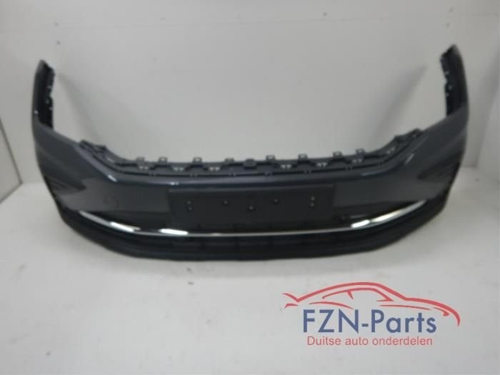 VW Tiguan 5NA Facelift Voorbumper Chroom 6PDC CAM LC7Q, Ophalen of Verzenden, Gebruikt, Voor, Bumper