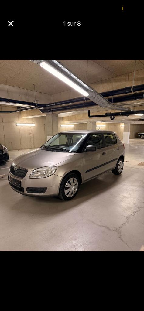 Skoda fabia, Auto's, Zwart, Beige, 5 deurs, 5 zetels
