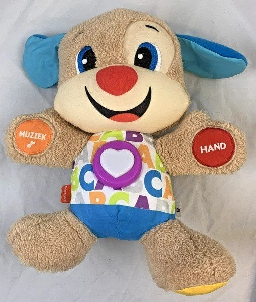 Fisher-Price Leerplezier Eerste Woorden Puppy Smart Stages, Kinderen en Baby's, Verzenden, Zo goed als nieuw, Duw- of Trekspeelgoed
