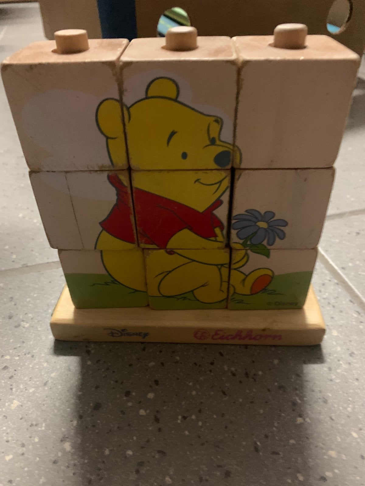 Oude blokkenpuzzel 3D, Ophalen of Verzenden, Gebruikt