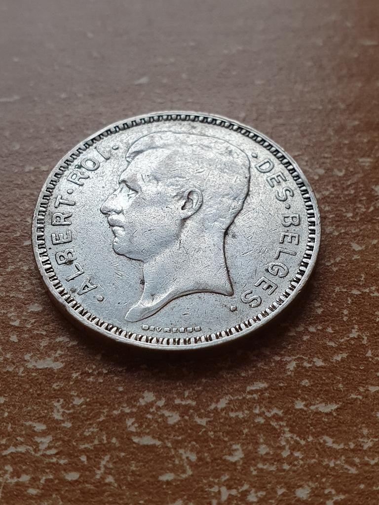 20 frank Albert I 1934, Ophalen of Verzenden, Zilver, Zilver