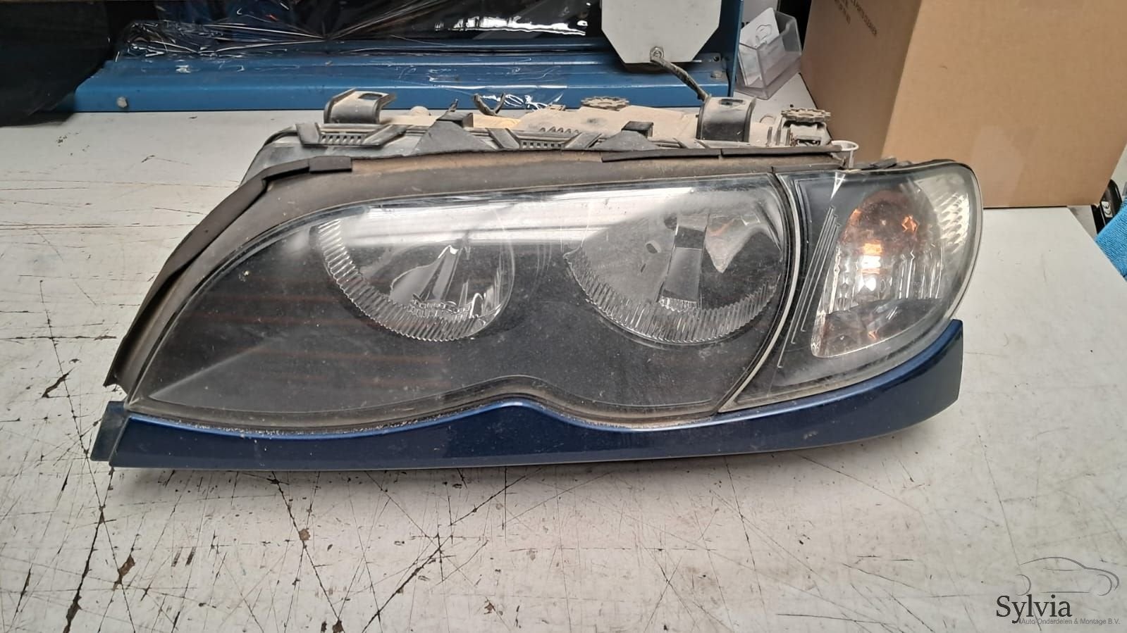 Koplamp links H7 H7  BMW 3 serie E46 Sedan Touring Facelift, Gebruikt, -, -, Ophalen of Verzenden