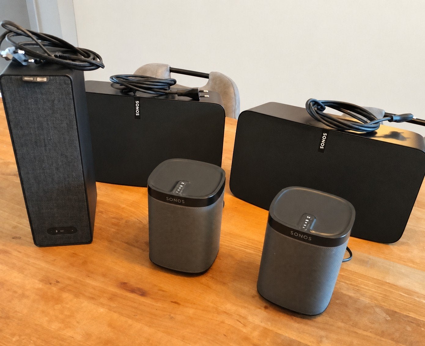 2 x Sonos Play5(gen2), 2 x Play1, 1 x Ikea Symfonisk, Enlèvement, Utilisé, Kit d'enceintes, Sorento