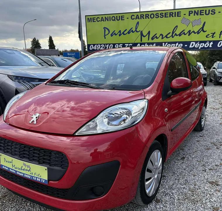Peugeot 107, Autos, Rouge, Achat, 54 ch, Entreprise