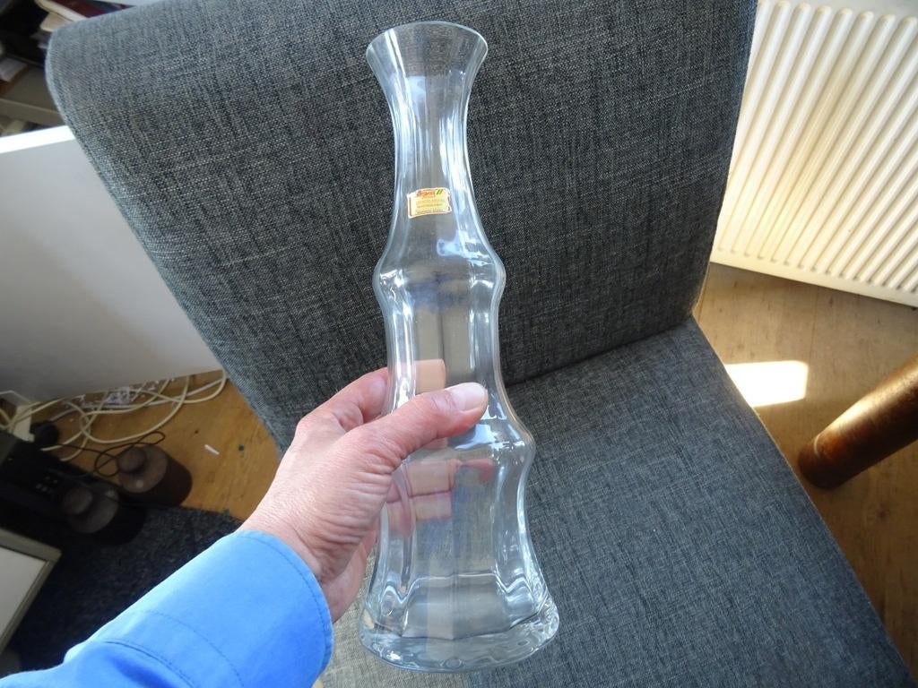 Curiosités vase en cristal vintage vase Joska Design 33cm, Enlèvement ou Envoi