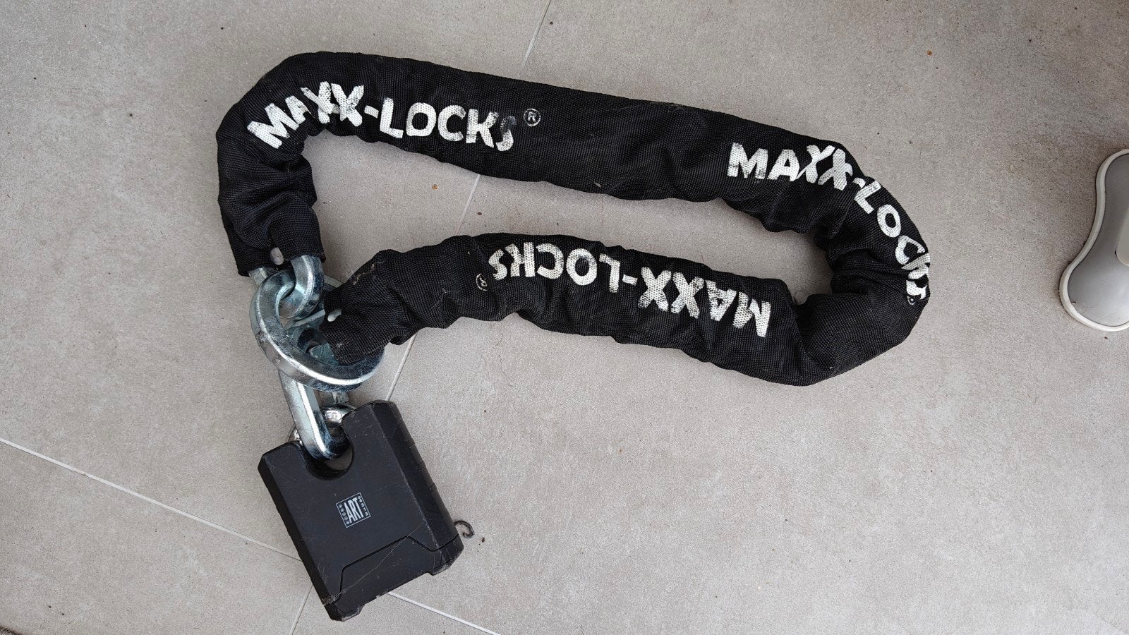 Serrure à chaîne Maxx-Locks avec cadenas, Motos, Enlèvement, Comme neuf