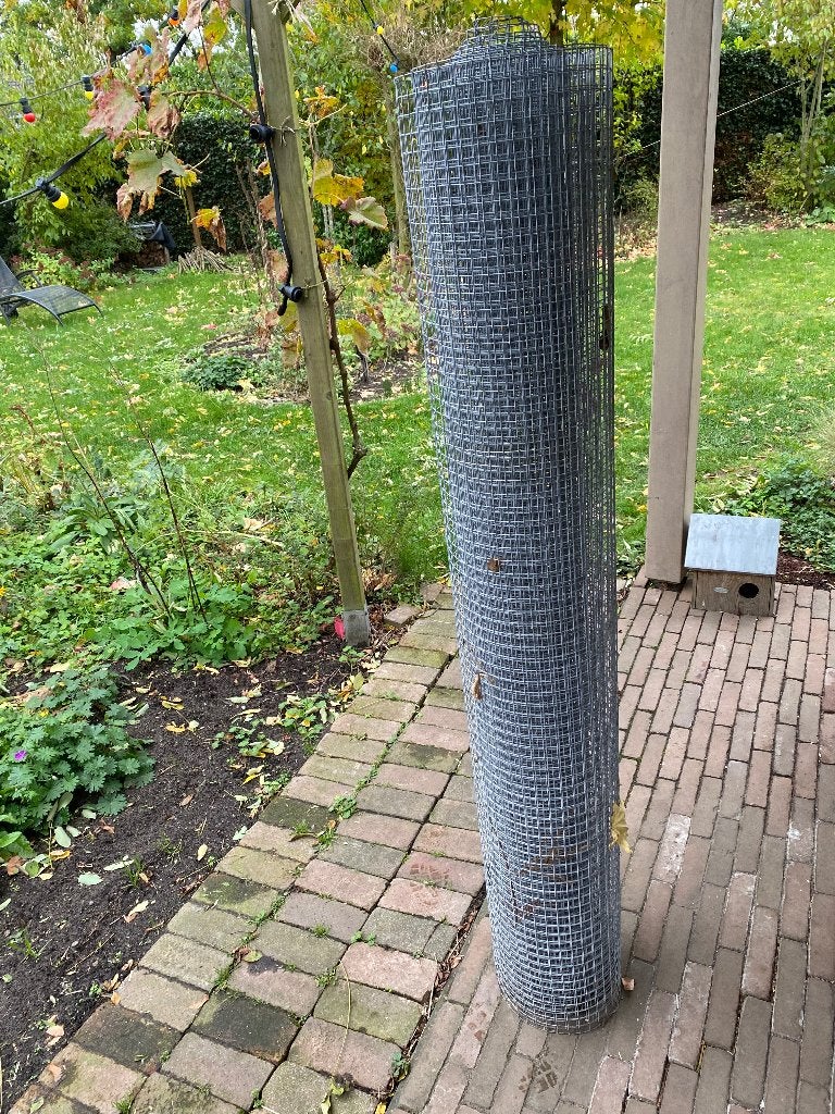Volieregaas draad gaas 1,5 m hoog, Ophalen, Nieuw, Draad