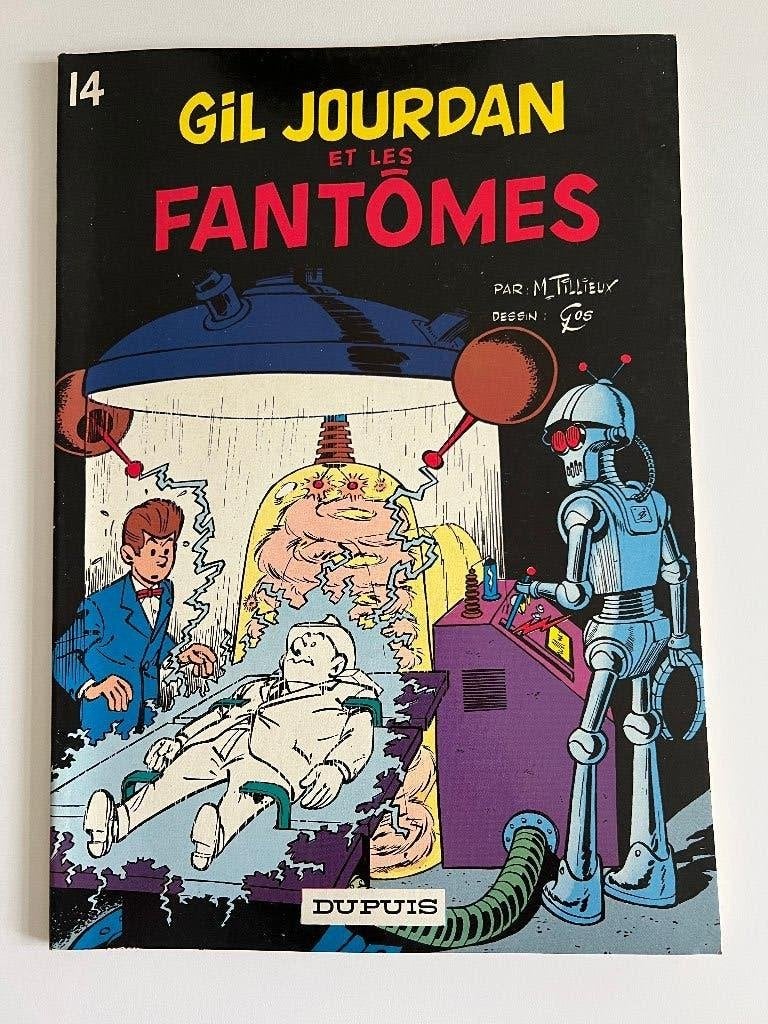 BD Gil Jourdan et les fantômes, Enlèvement ou Envoi, Une BD, Utilisé, M. Tillieux & Gos