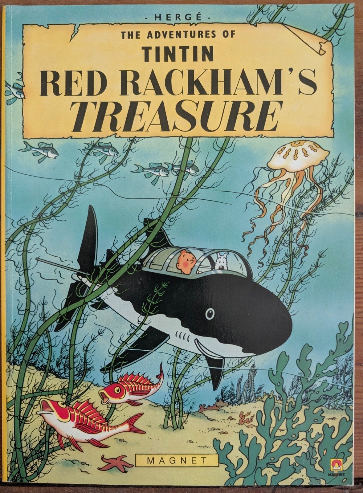 De schat van Red Rackam, Ophalen, Eén stripboek, Zo goed als nieuw, Hergé