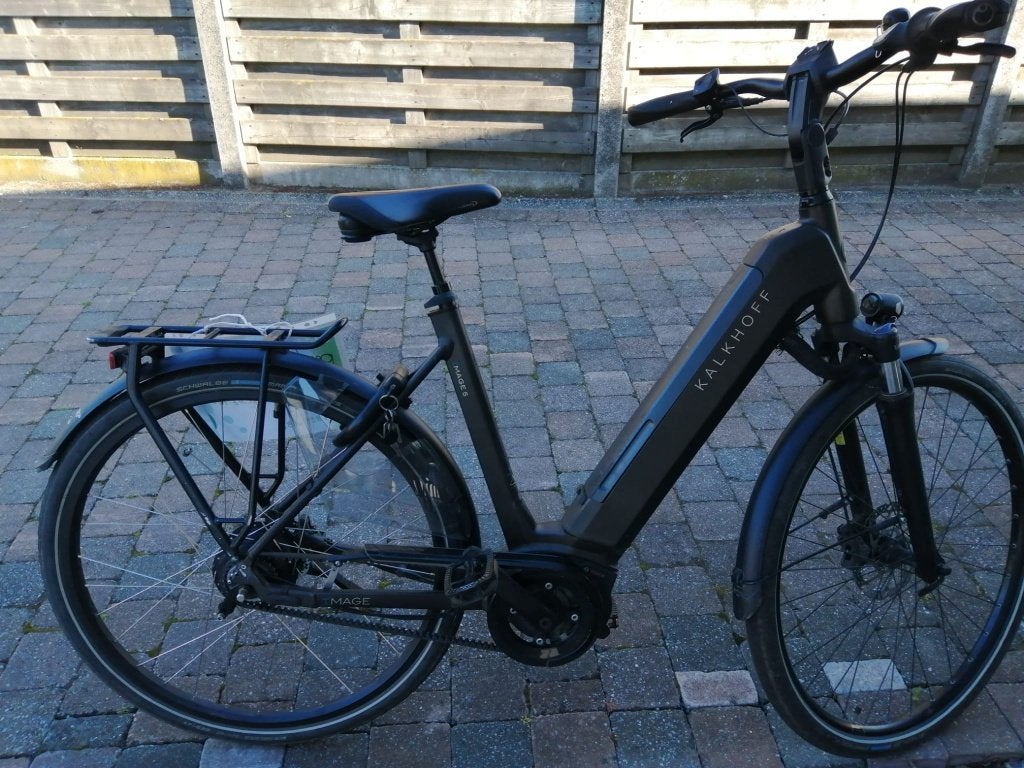 Elektrische fiets Kalkhoff - lage instap, Fietsen en Brommers, Zo goed als nieuw, 51 tot 55 cm, 50 km per accu of meer, Ophalen