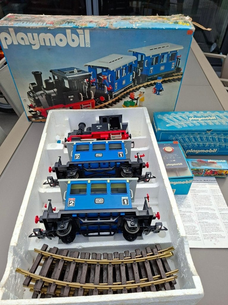 Playmobil vintage treinset 4000, Ophalen, Gebruikt, Complete set, Voertuig