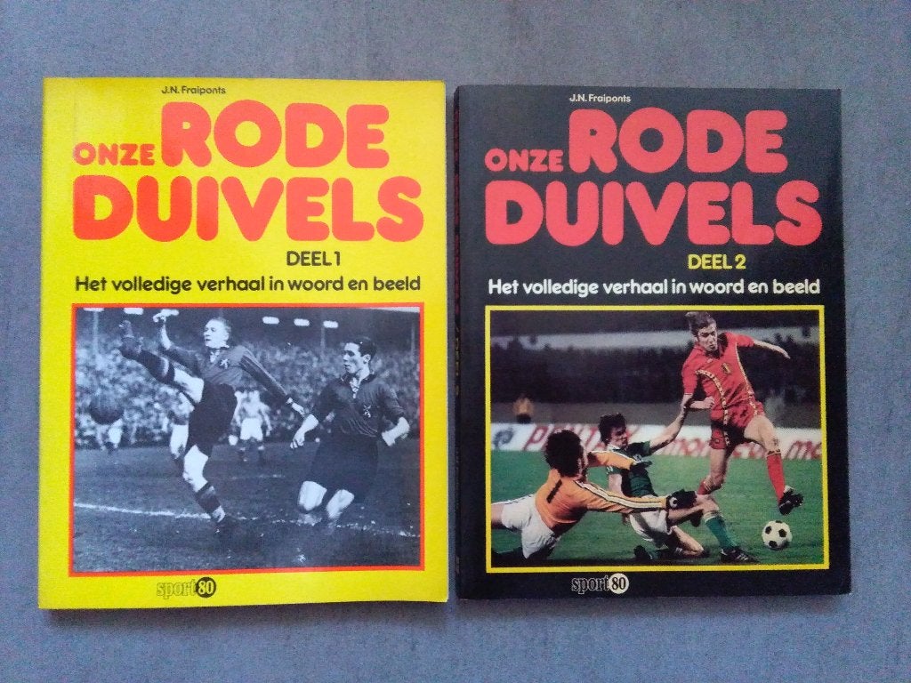 Onze Rode Duivels (2 delen), Enlèvement ou Envoi, Utilisé, Sport de ballon