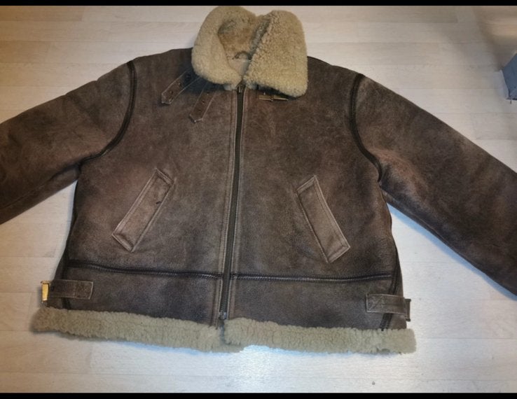 Redskins mouton, Kleding | Heren, Jassen | Winter, Ophalen of Verzenden, Zo goed als nieuw, Overige maten, Bruin