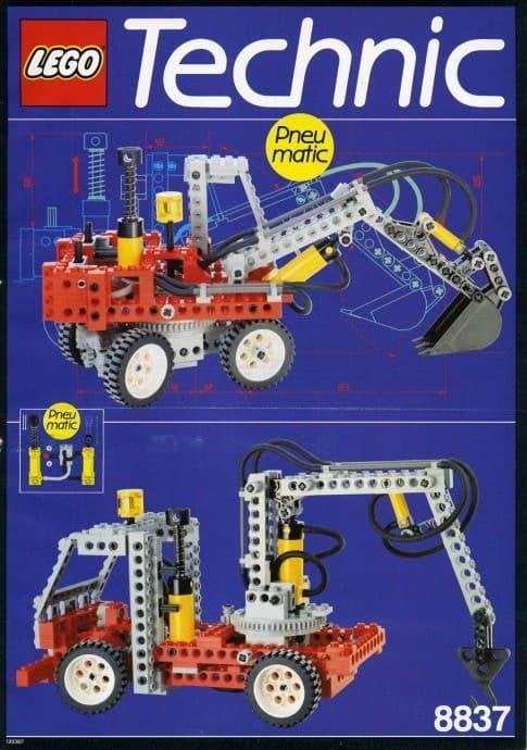 LEGO Technic 8837: Pneumatic Excavator, Enlèvement ou Envoi, Utilisé, Lego, Technic