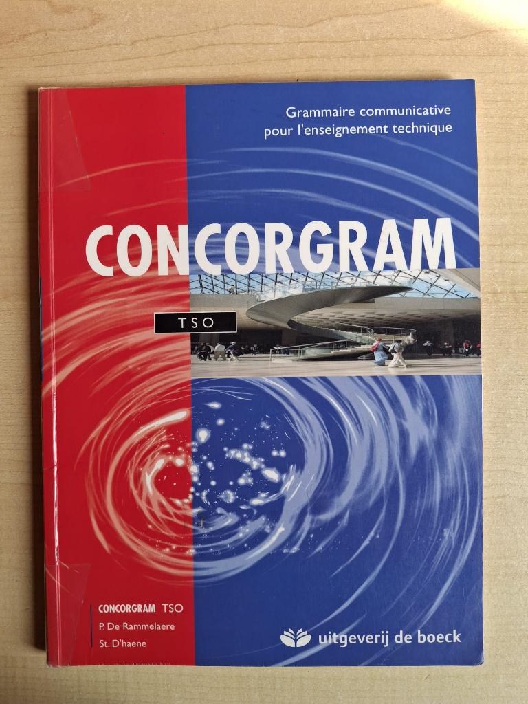 Studieboek : Concorgram - Communicatieve grammatica, Ophalen of Verzenden, Zo goed als nieuw