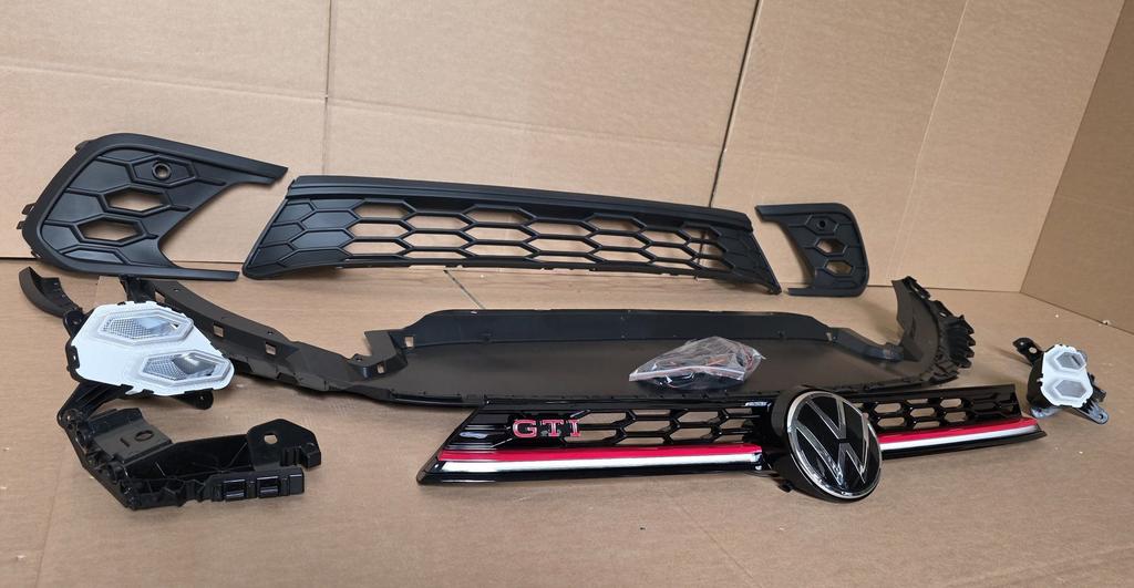 Roosters Mistlamp Spoiler Grill LED VW POLO 2G FACELIFT GTI, -, Voor, Nieuw, Ophalen of Verzenden