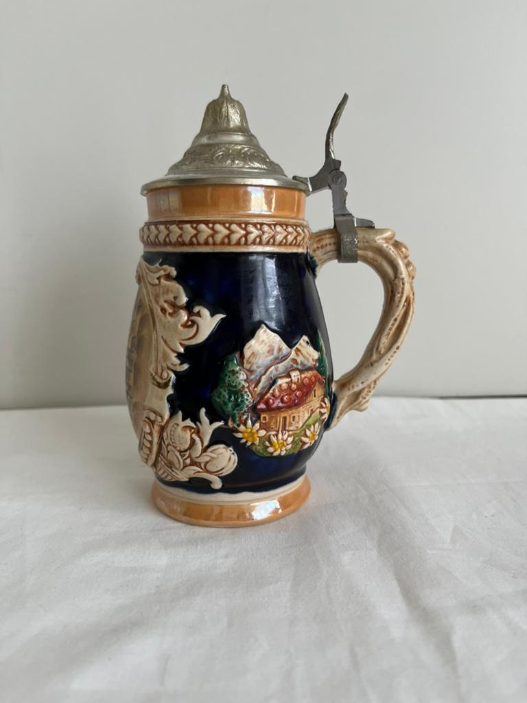 Vintage bierpul Duitsland Echternach Gorge du Loup, Antiek en Kunst, Antiek | Servies compleet, Ophalen